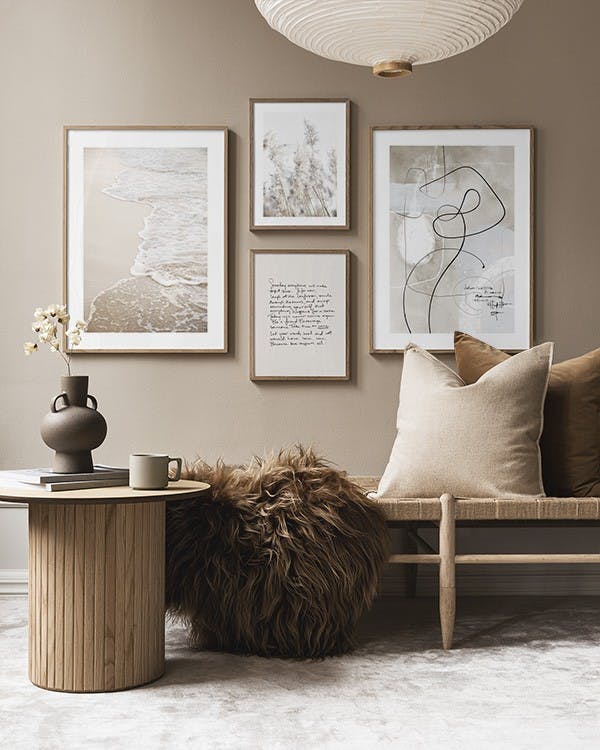 Comfort Beige gallery wall (ONE SIZE)