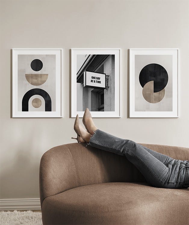 Trendy Shapes fotowand (ONE SIZE)