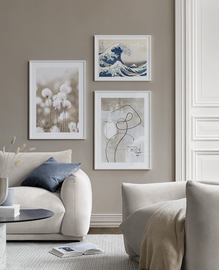 Touch of Blue decoration murale (ONE SIZE)