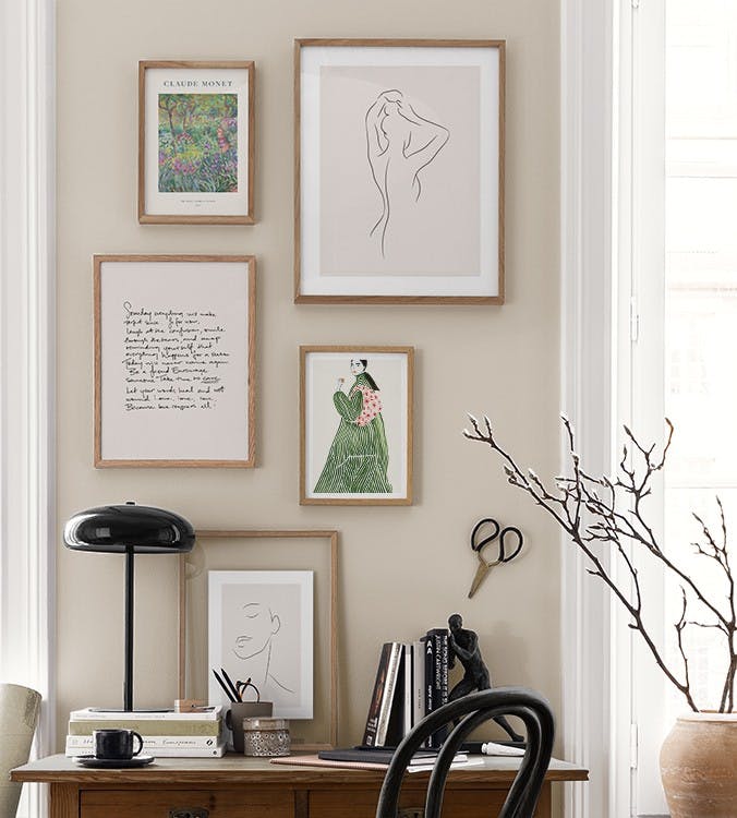 Simple Green galleria a parete (ONE SIZE)-Gallerie a parete