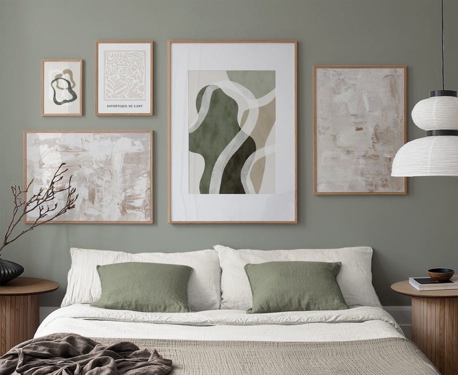 Abstract Shapes Zostava obrazov (ONE SIZE)