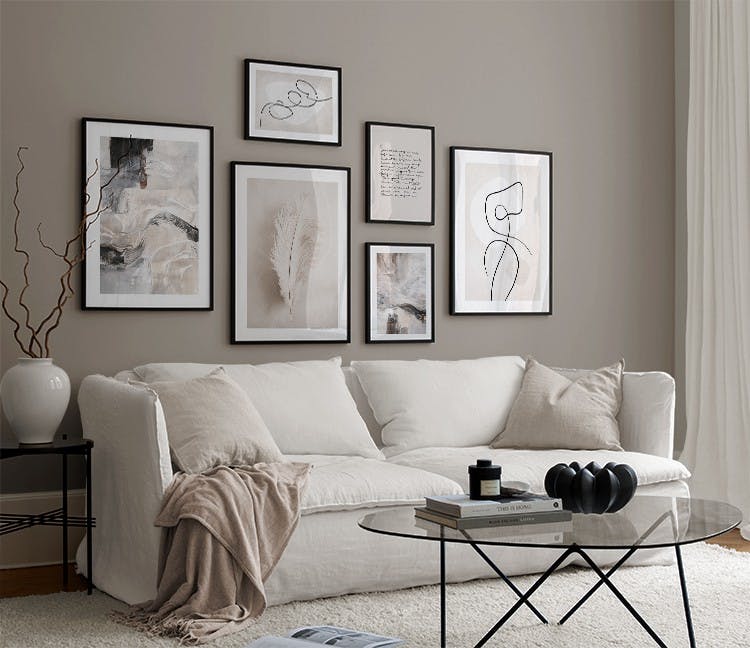 Artful Contrast gallery wall (ONE SIZE)
