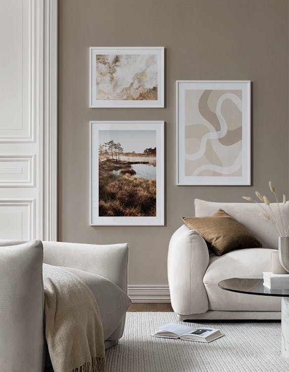 Golden Nature gallery wall (ONE SIZE)