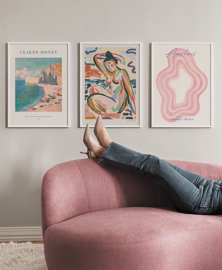 We Love Pink fotowand (ONE SIZE)