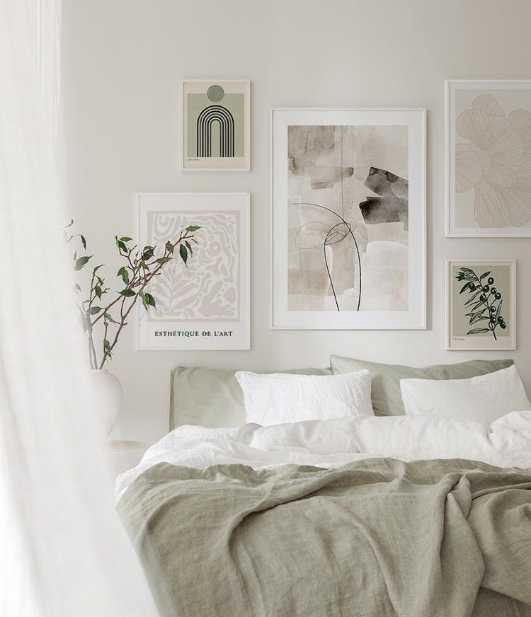 Light Green Atmosphere galleria a parete (ONE SIZE)-Gallerie a parete