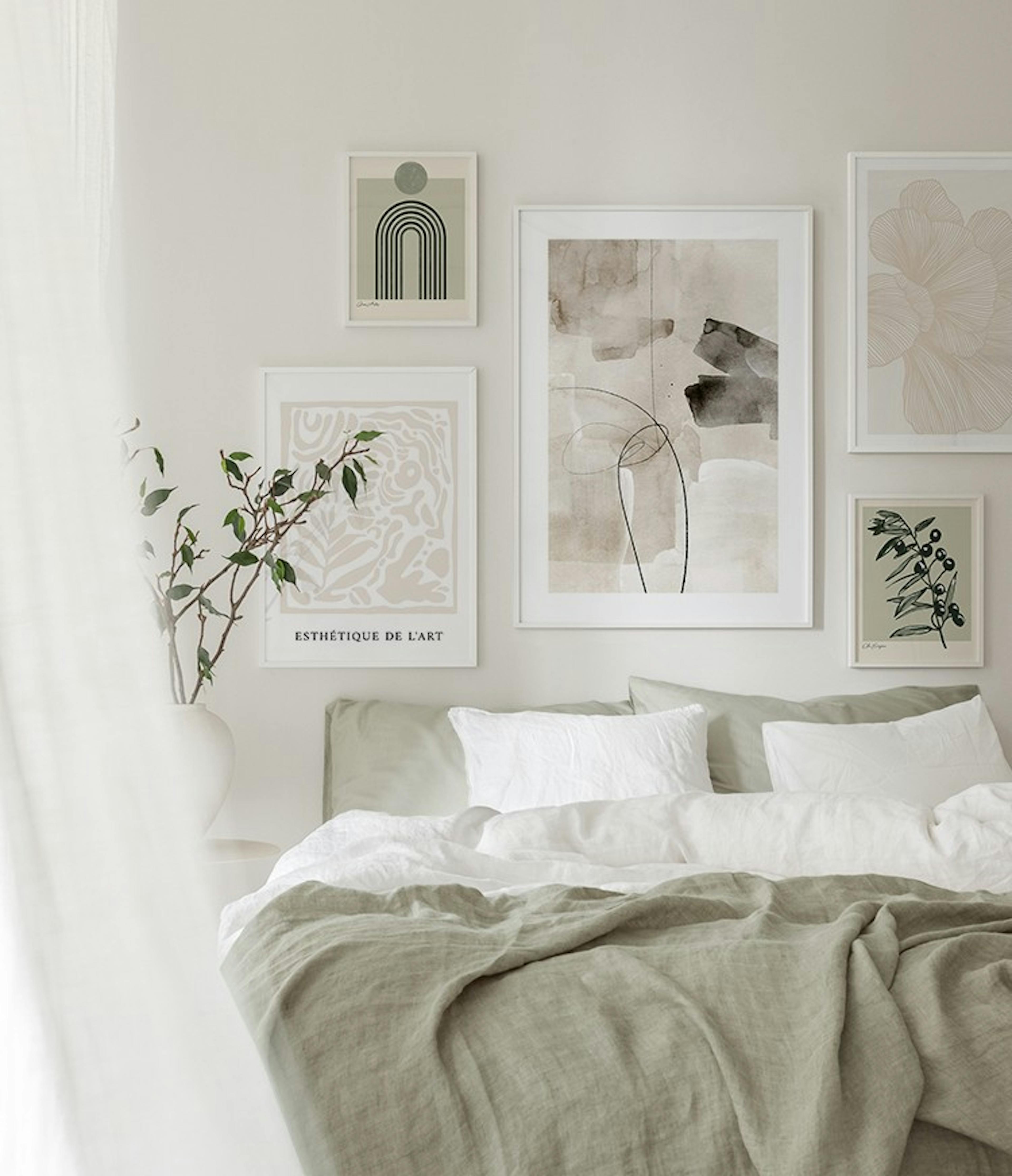 Light Green Atmosphere gallery wall