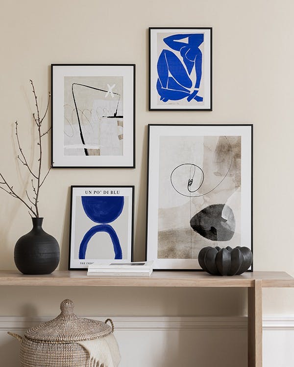 Artsy corner gallery wall (ONE SIZE)