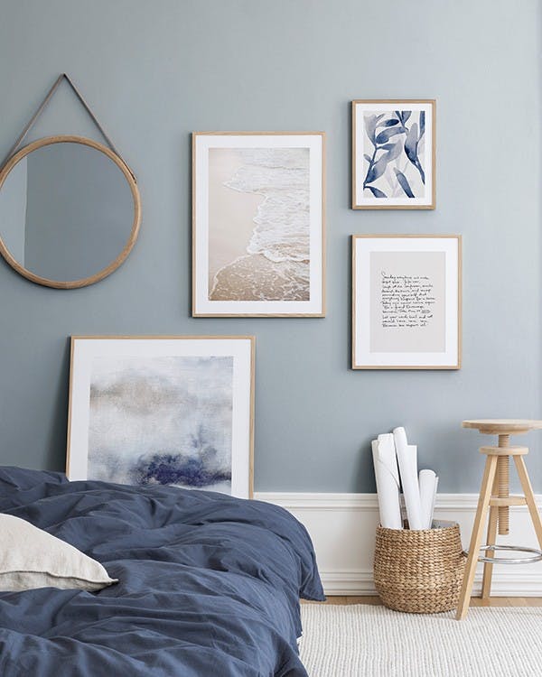 Graceful seaside art gallery wall (ONE SIZE)