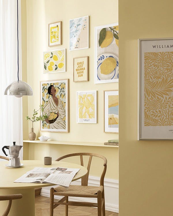 Summer Yellow galleria a parete (ONE SIZE)-Gallerie a parete