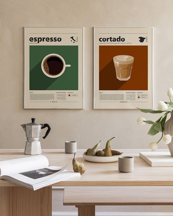 Coffee duo bilderwand (ONE SIZE)