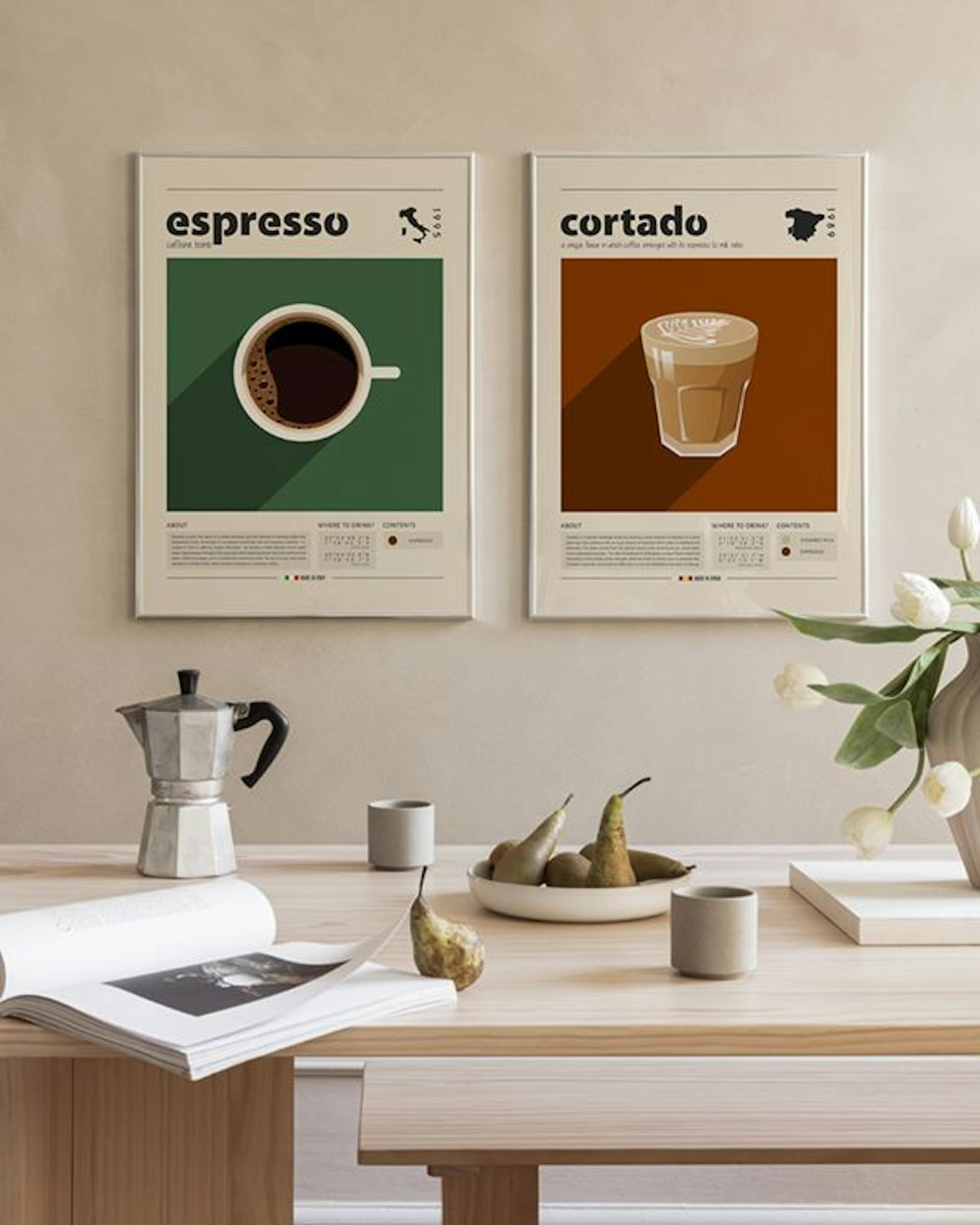 Coffee duo parede de quadros