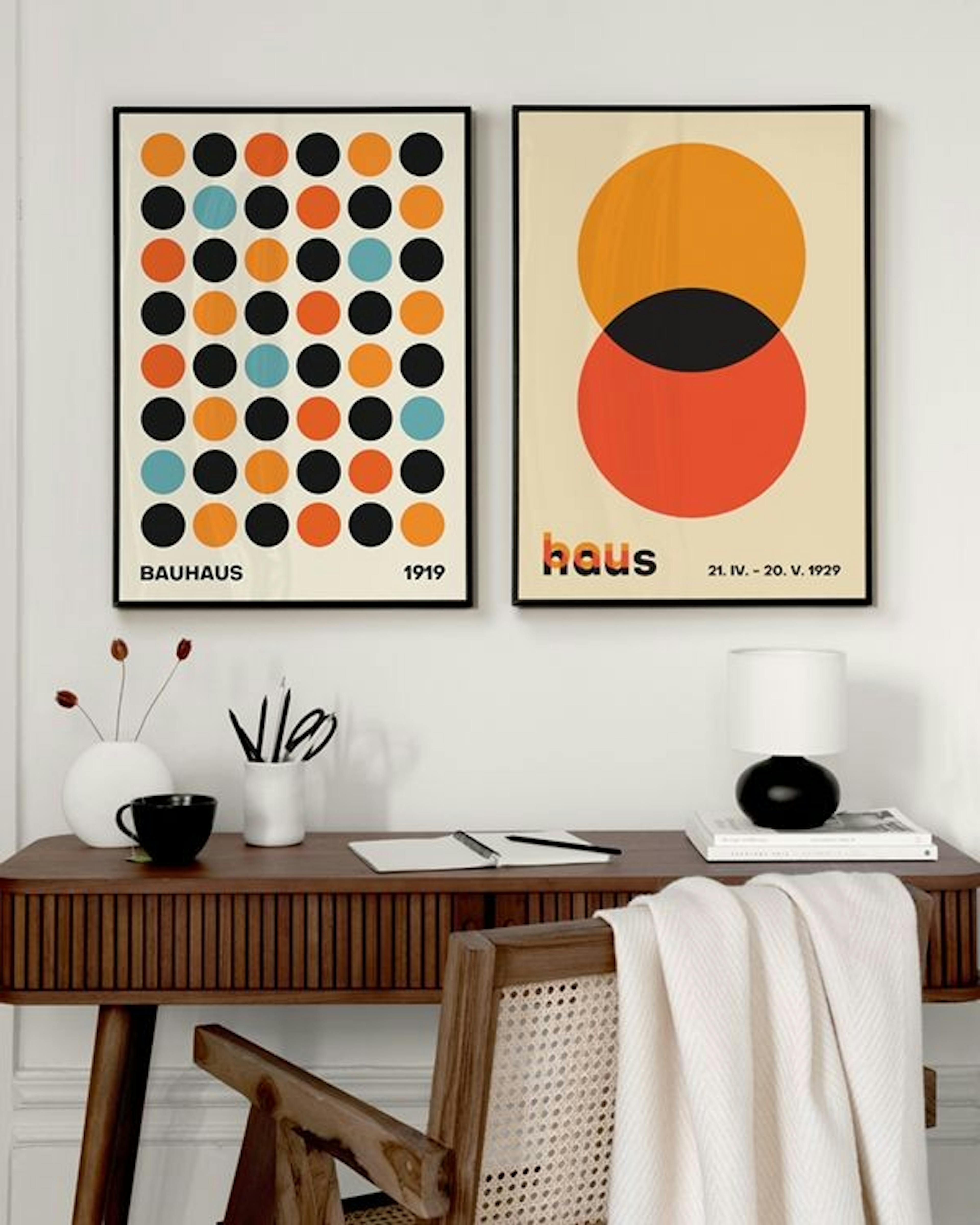 Bauhaus parede de quadros