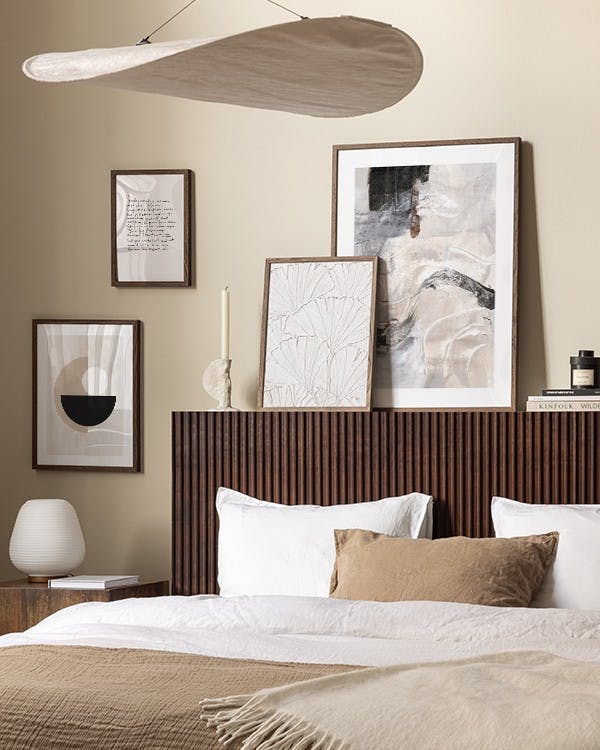 Beige Contrasts gallery wall (ONE SIZE)