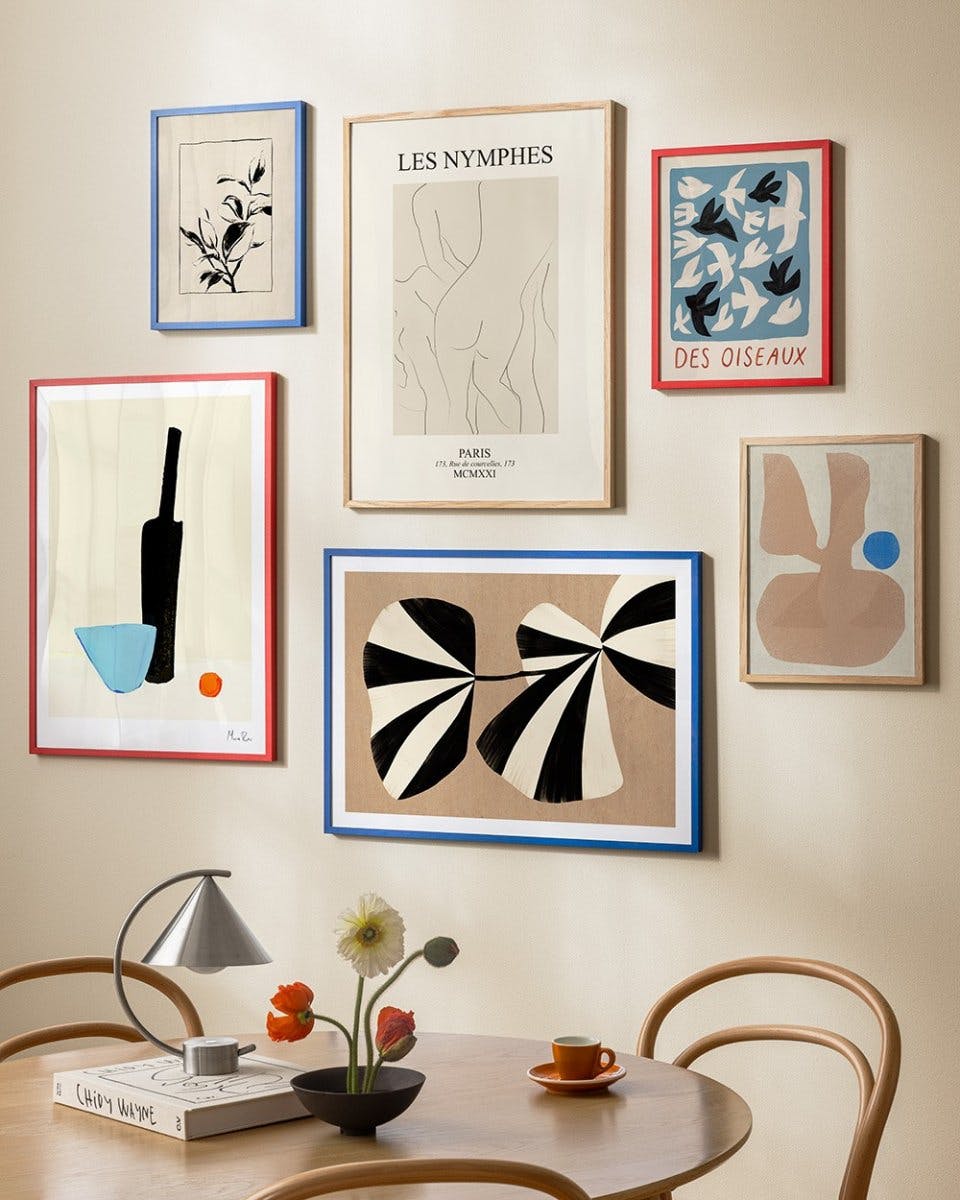 Colored Frames fotowand (ONE SIZE)