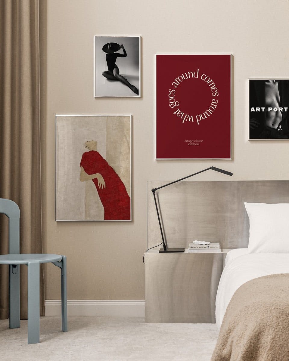 Bold Minimalism galleria a parete