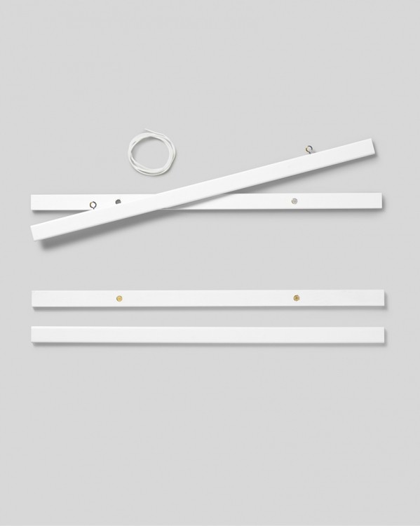 Stecche per poster bianco 51 cm, supporto magnetico - Gancio per poster  bianco con magnete 