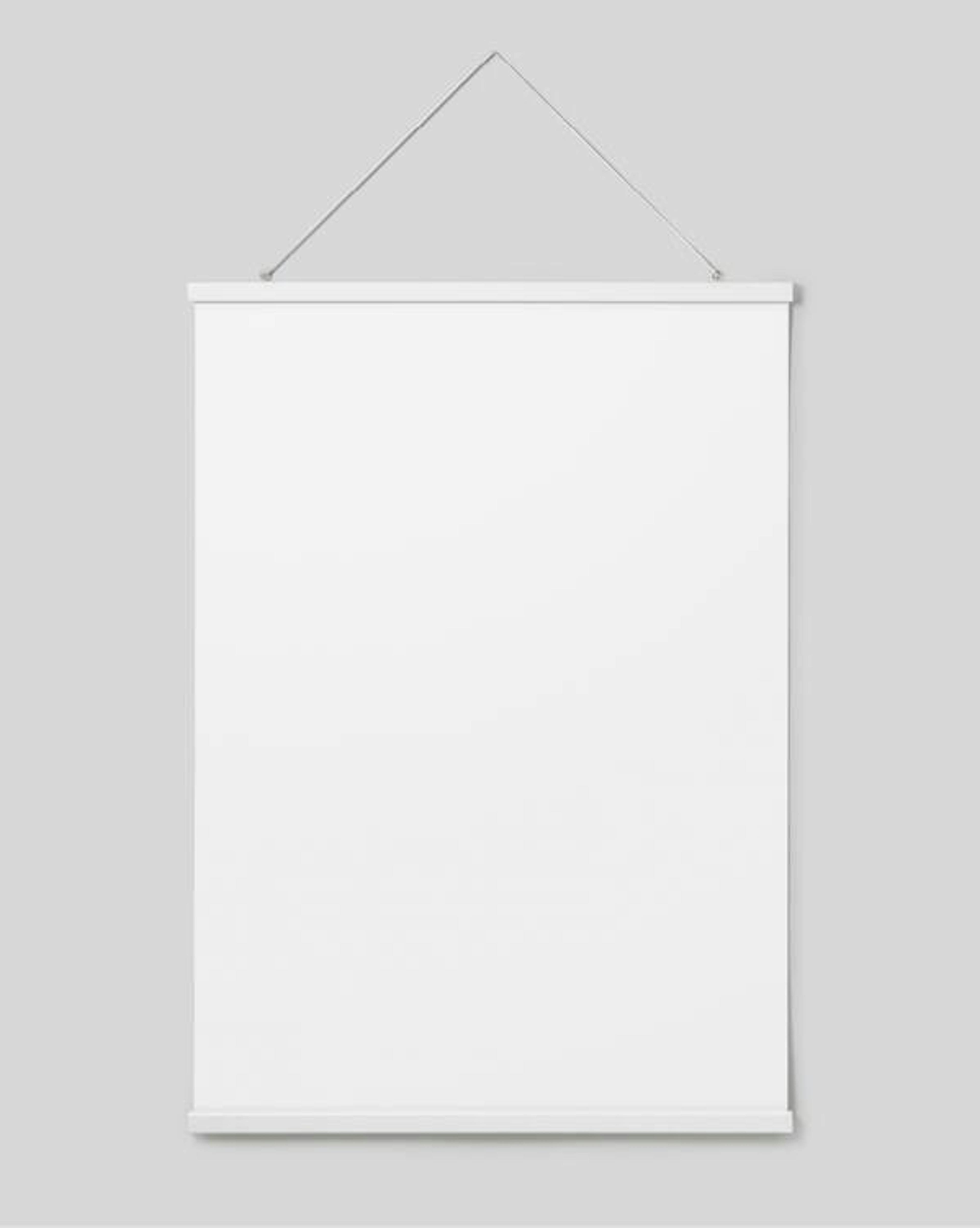 Poster hanger white 0