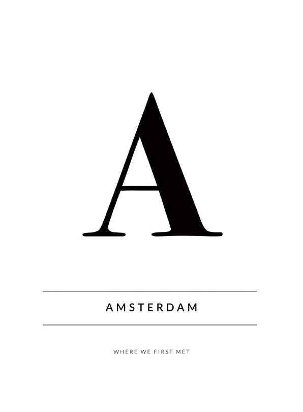 City Personal Poster (50x70 cm) - Gepersonaliseerde posters