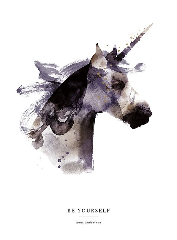 Unicorn Personal Poster (30x40 cm) - Gepersonaliseerde posters