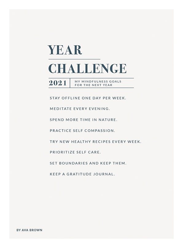 Prints - Year Challenge Personal (50x70 cm) - Personalised prints