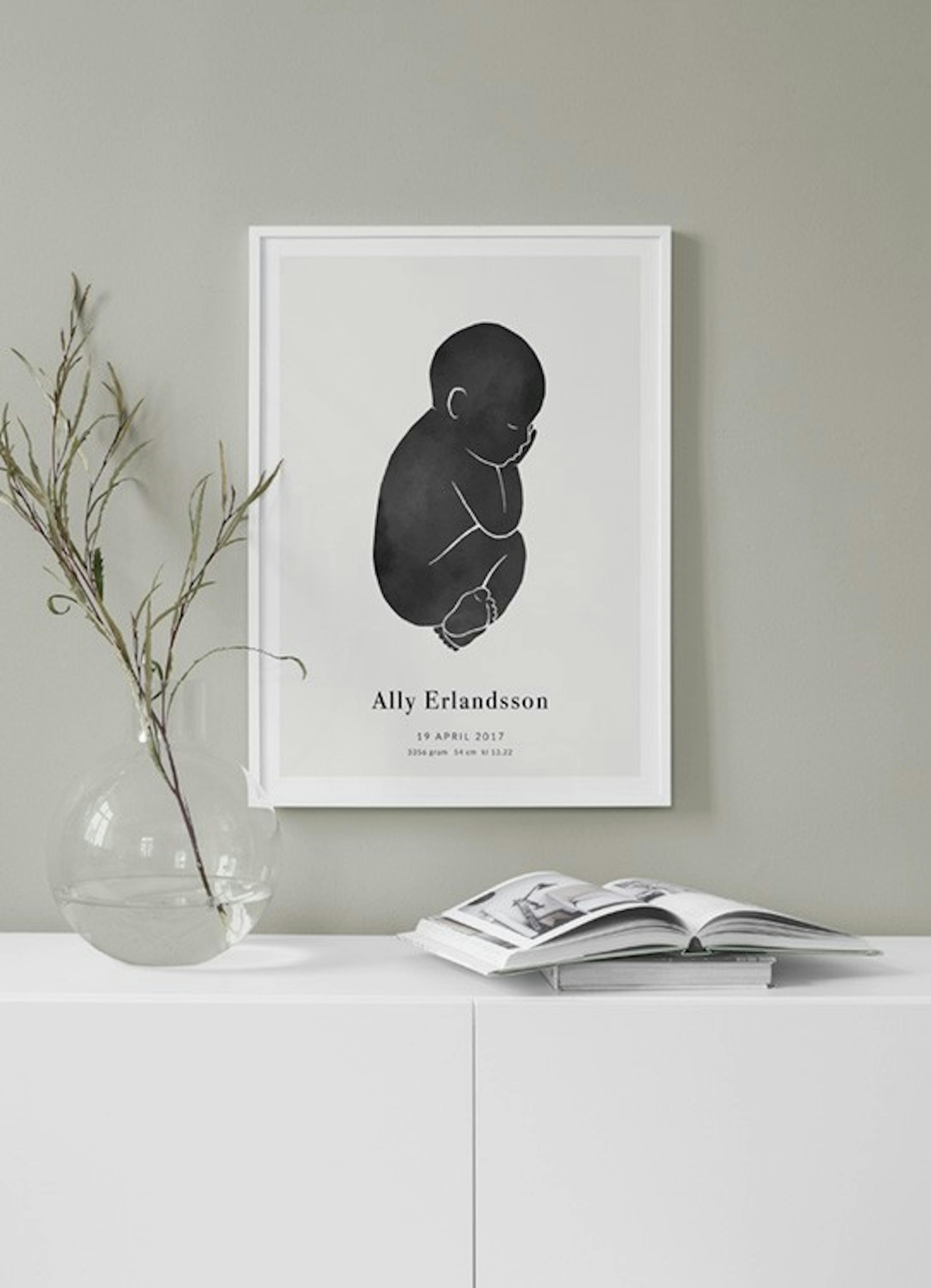 Baby Black Personal Affiche