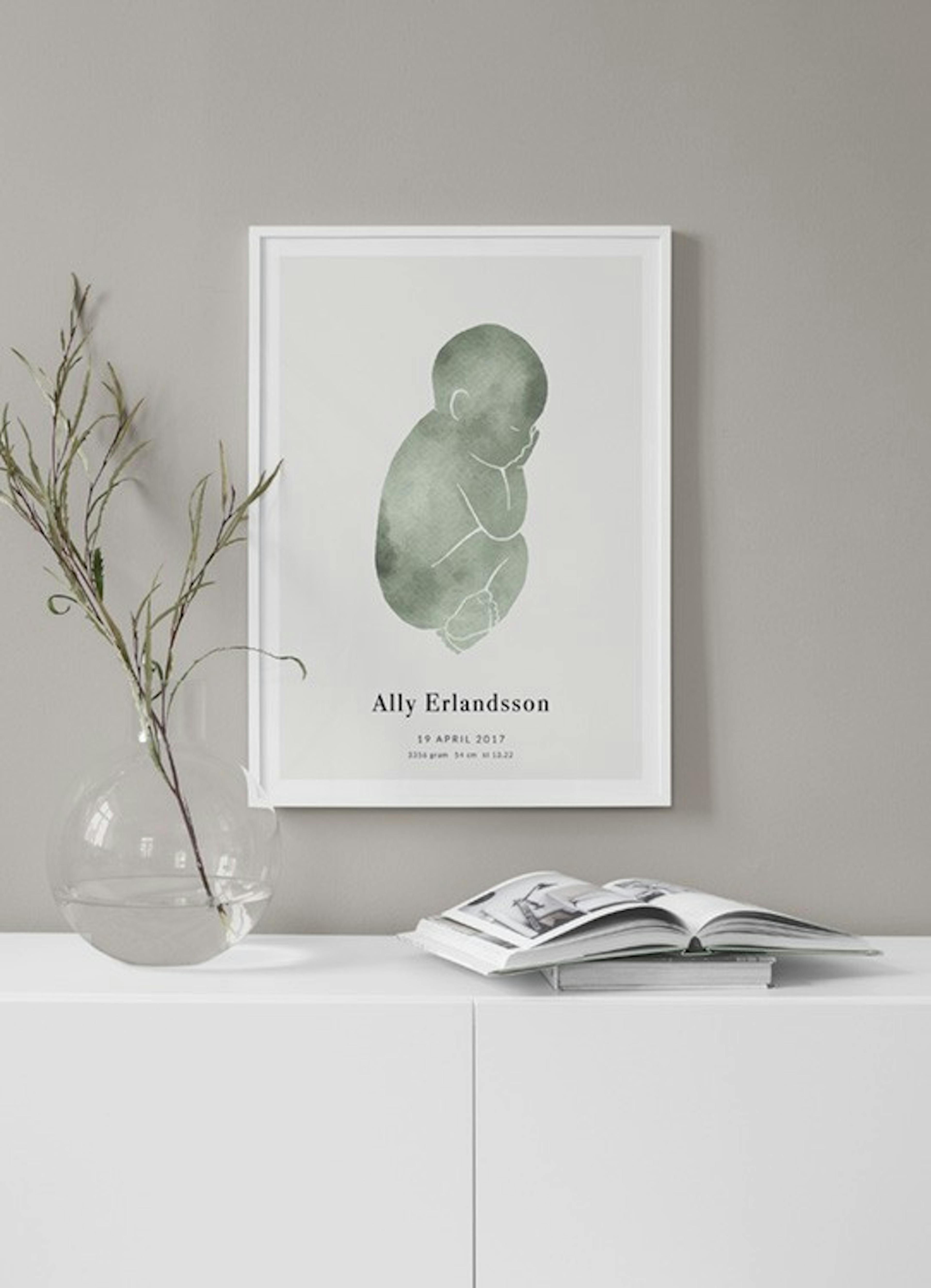 Baby Green Personal Affiche