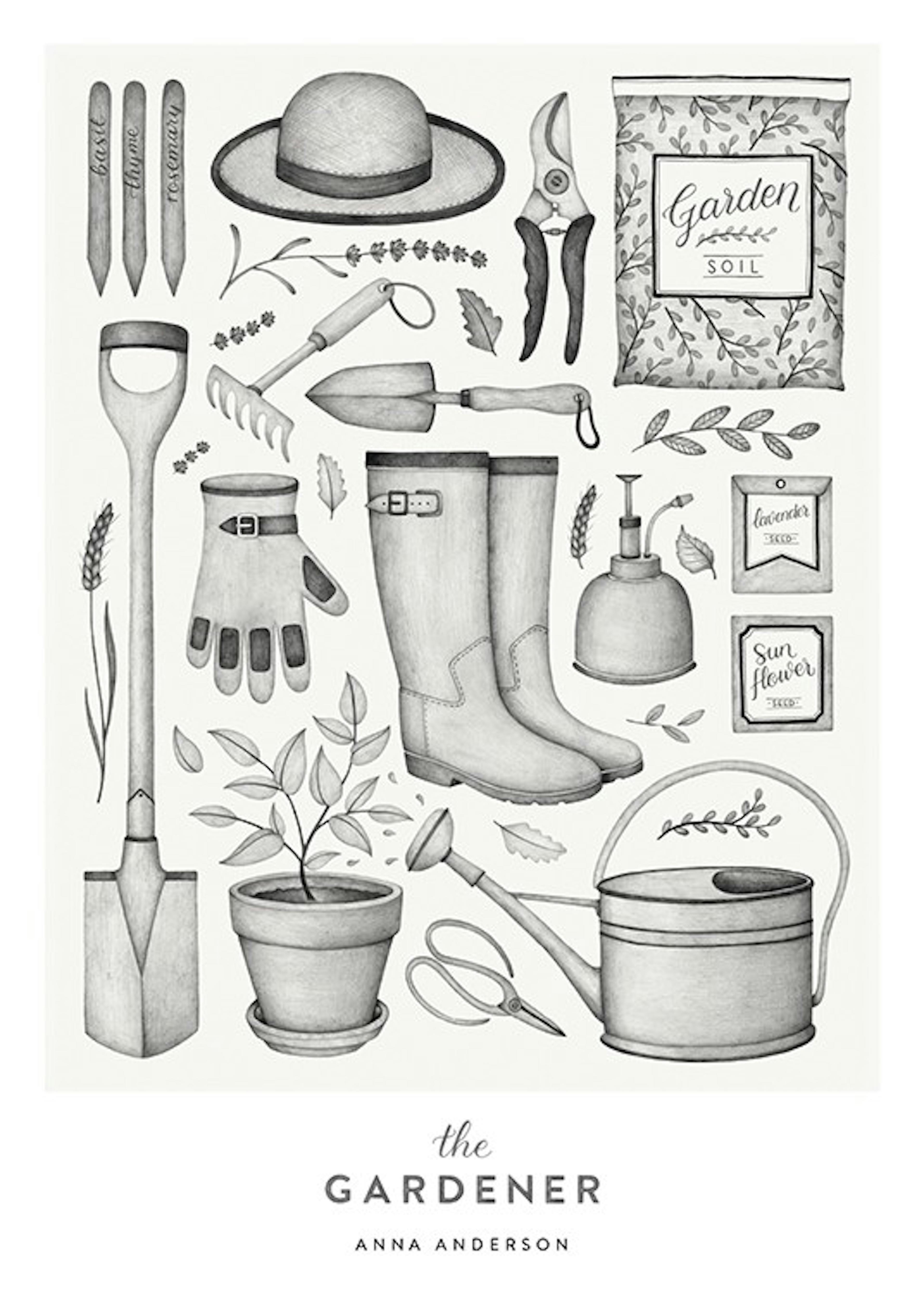 The Personality Gardener Personal Poster