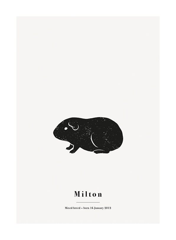 My Pet Guinea Pig Personal Poster (30x40 cm) - Gepersonaliseerde posters