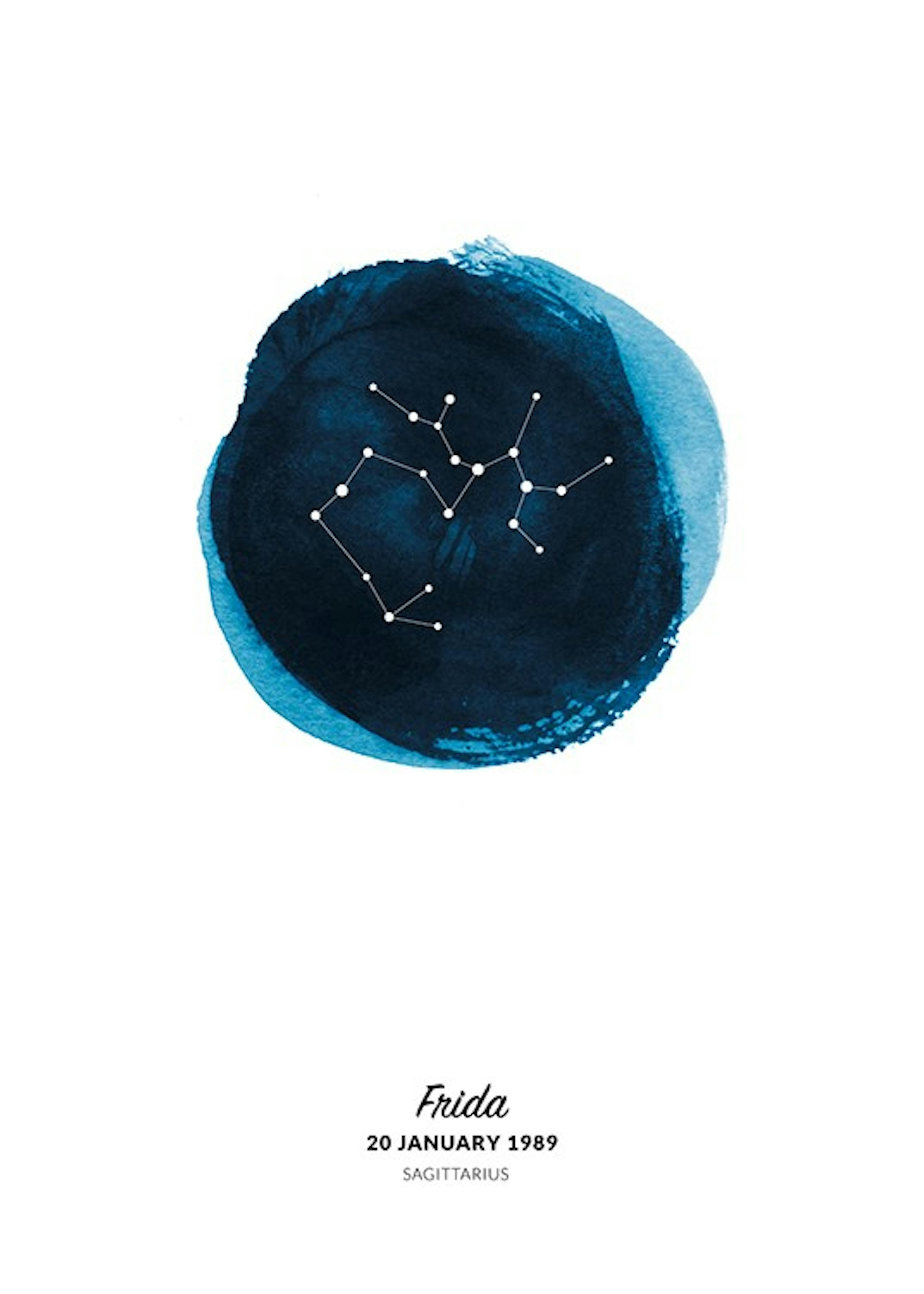 Zodiac Sign Sagittarius Personal Plakat