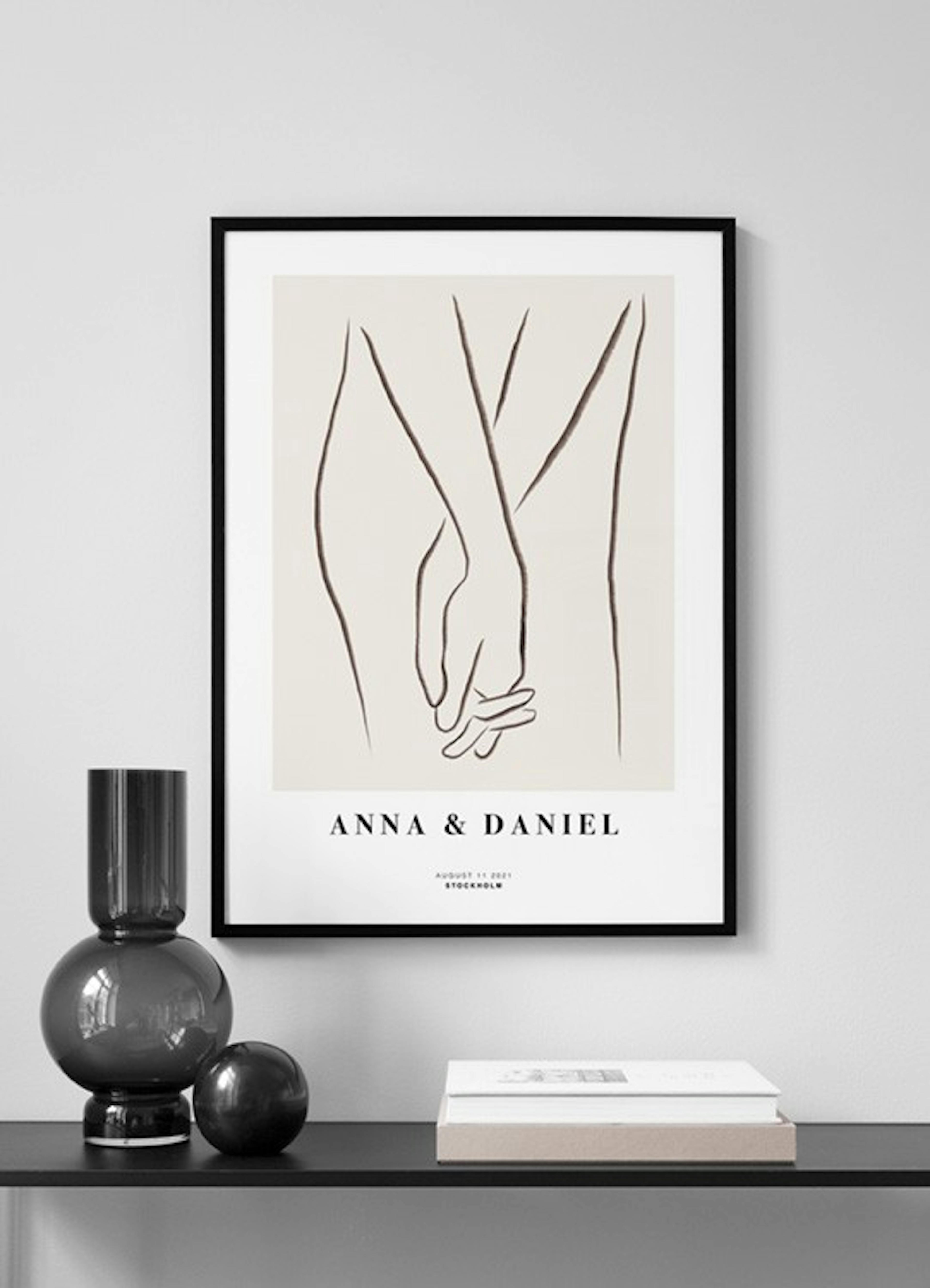 Holding Hands Personal Poster
