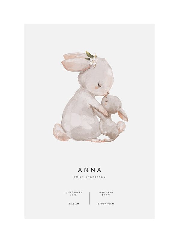 Good Morning Little One Personal Affiche (50x70 cm) - Affiches personnalisées