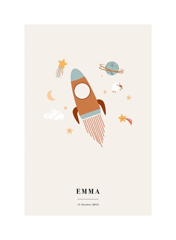 Personliga tavlor Astronomy Personal Poster (50x70 cm)