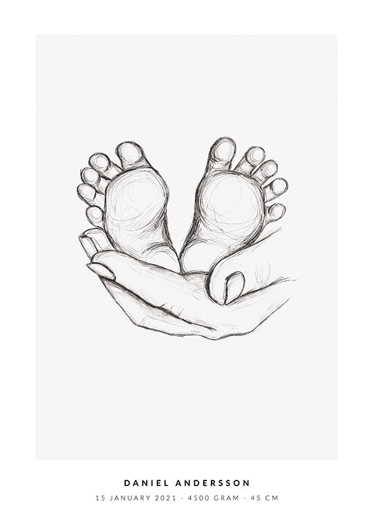 Baby Feet Personal Poster