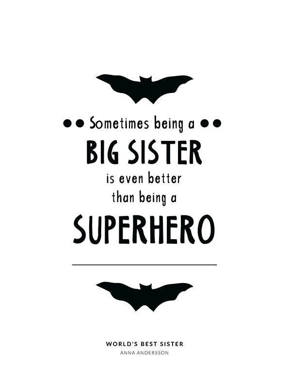 Big Sister Personal Plakat (30x40 cm)- Plakaty personalizowane
