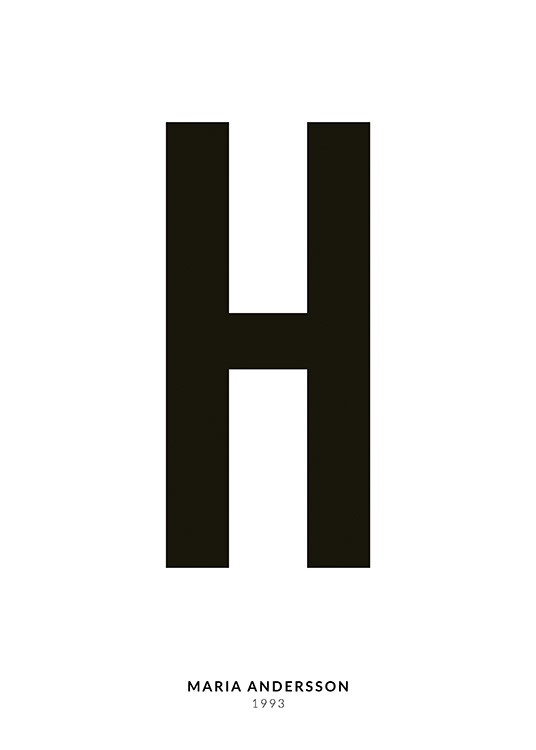 Letter H –