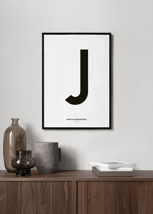 My Letter J Personal Poster