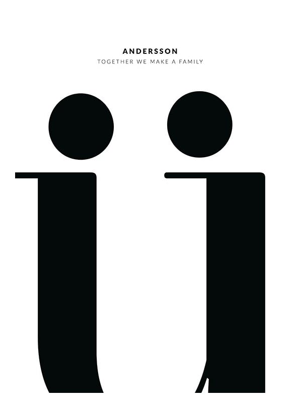 Letter Ü Personal Poster (30x40 cm) - Personalisierte Poster