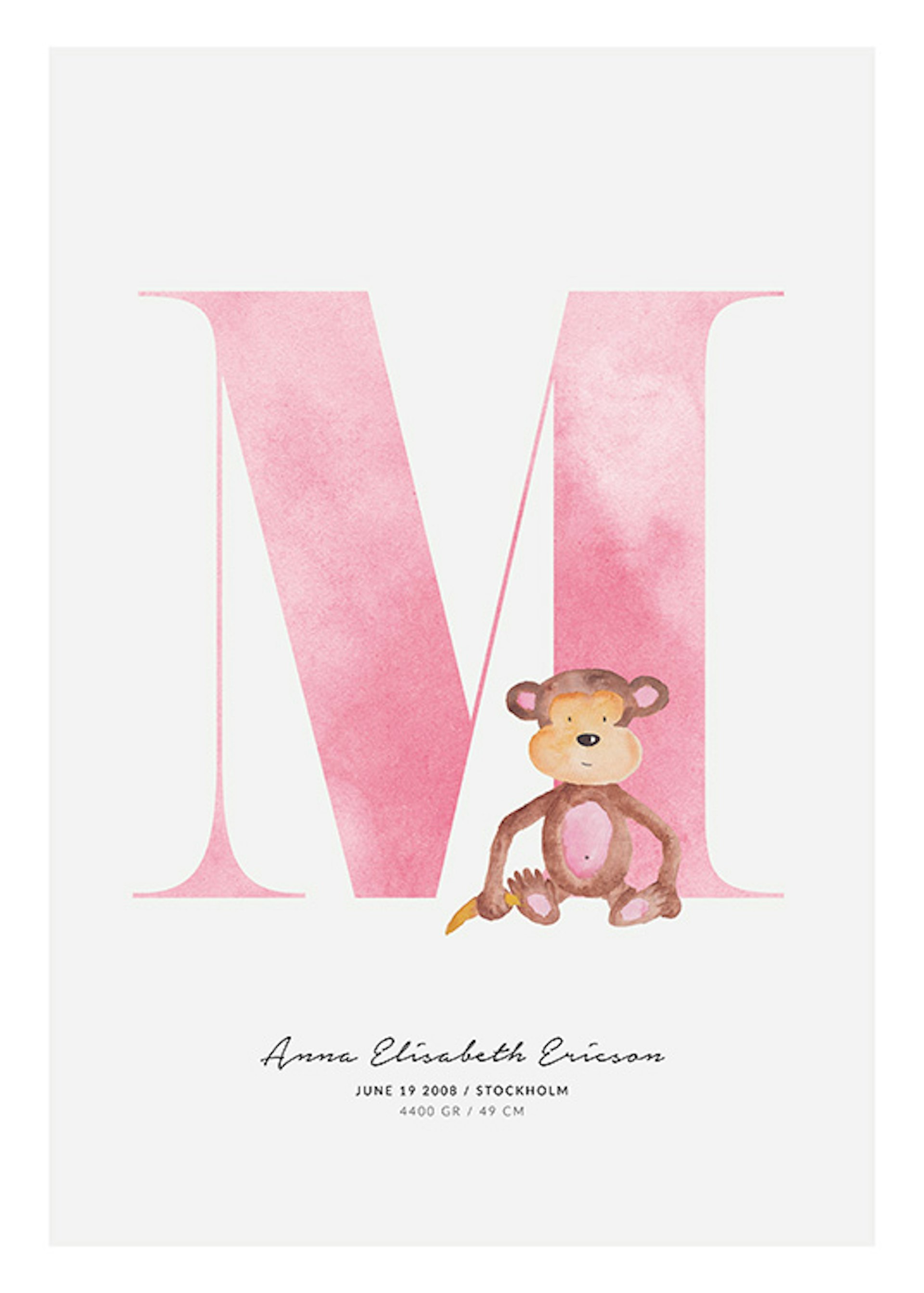 Letter wall art. Posters with alphabet's letters | Desenio.eu