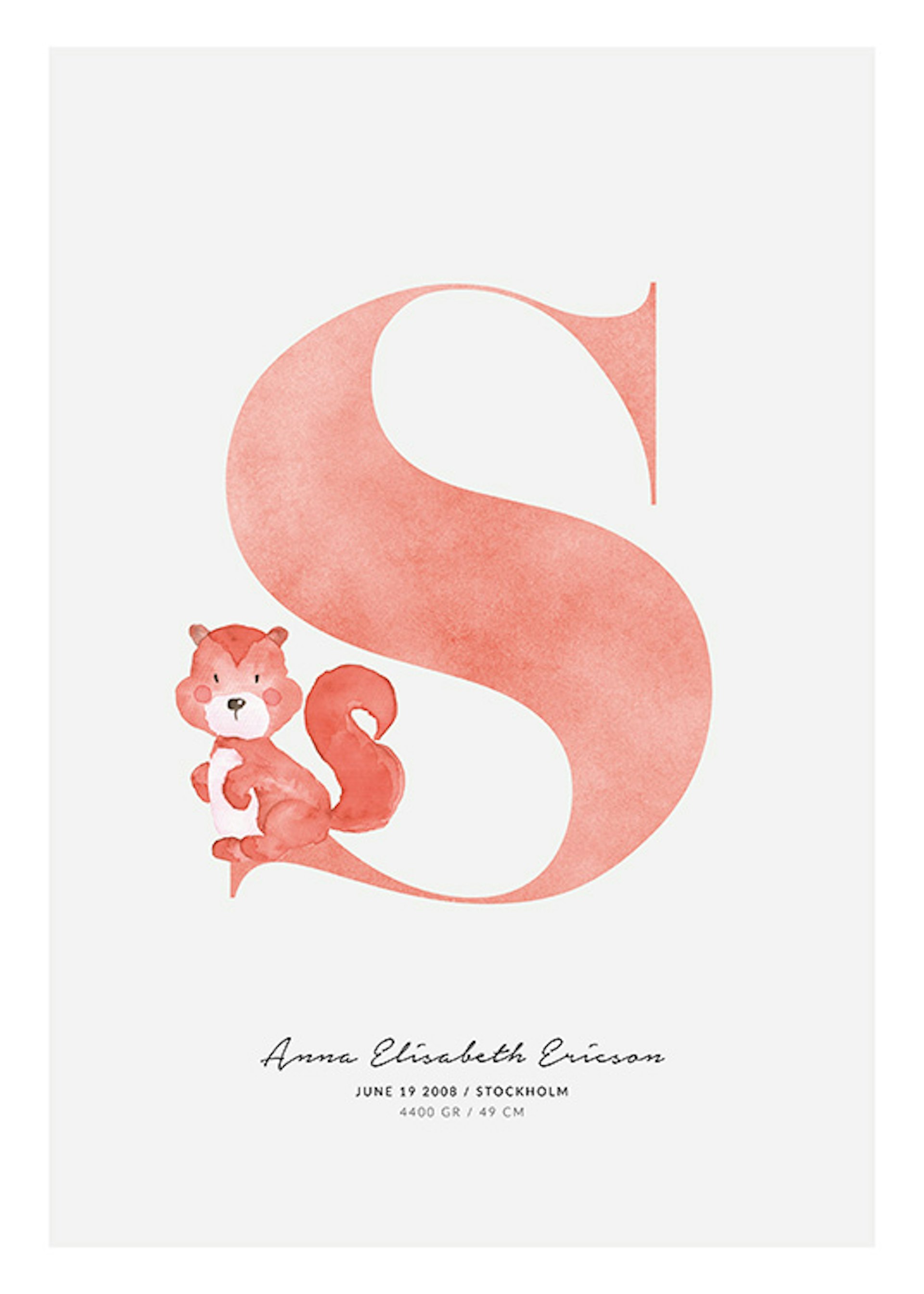 Letter wall art. Posters with alphabet's letters | desenio.ie