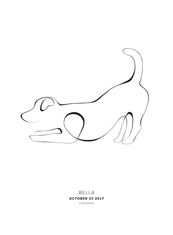 My Dog Jack Russell Personal Plakat (50x70 cm)- Plakaty personalizowane