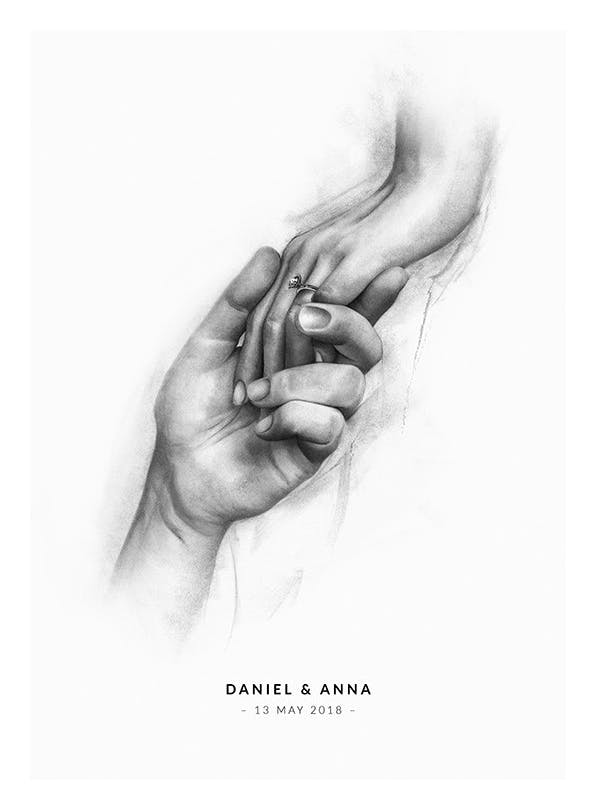 Take My Hand Personal Juliste (50x70 cm)  Persoonalliset julisteet