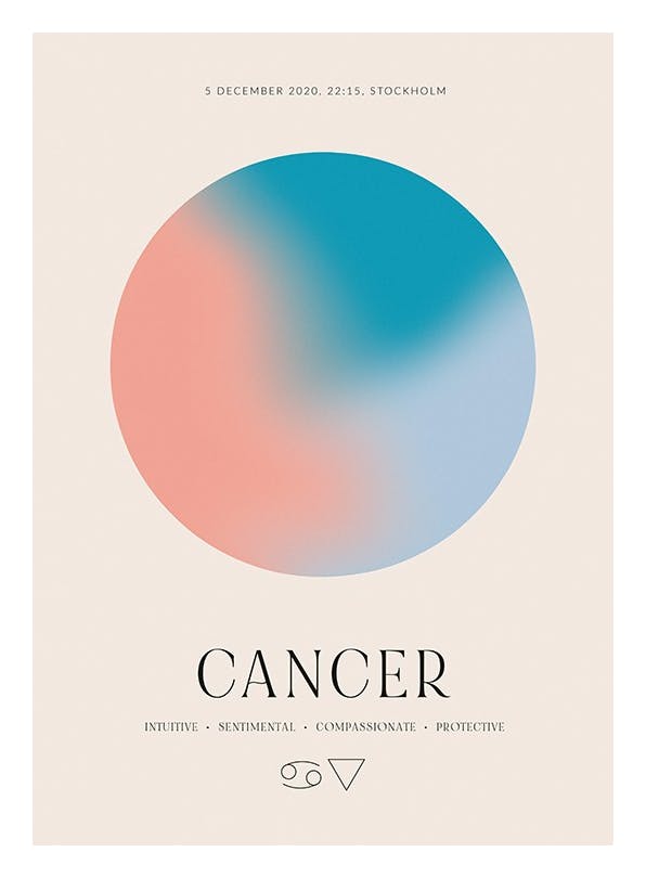 Aura Energy Cancer Personal Poster (30x40 cm) - Personalisierte Poster