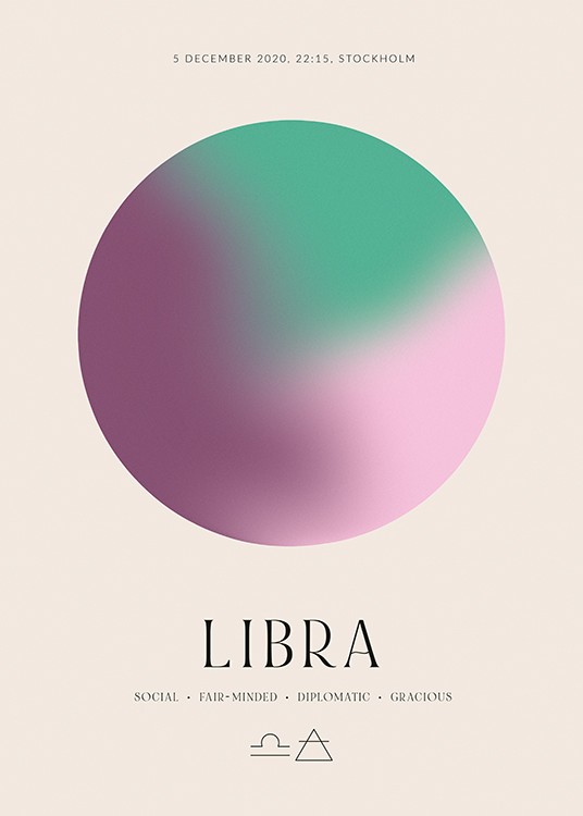 Libra scale | Poster