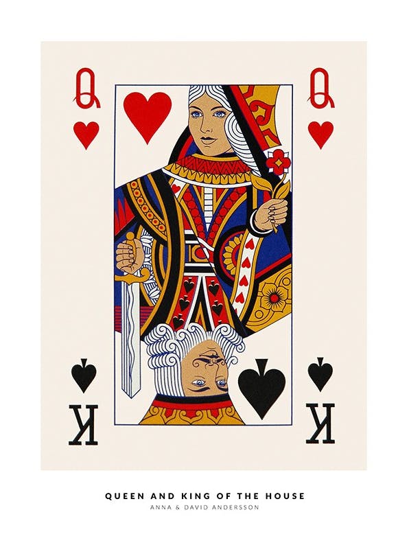 Queen and King Personal Affiche (30x40 cm) - Affiches personnalisées