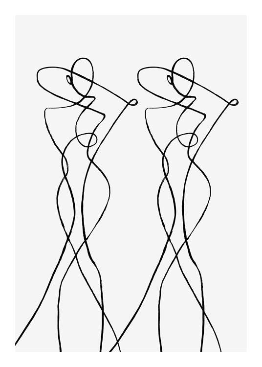 Line art prints | Posters with line art designs | Desenio.com.au