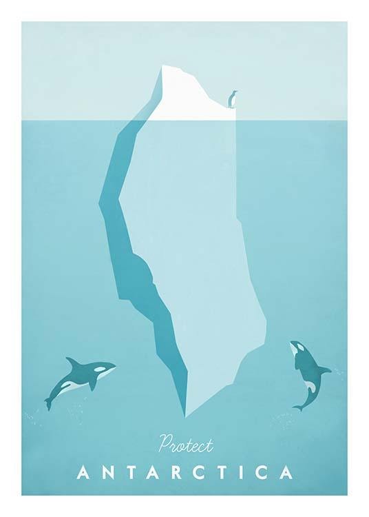 Antarctica Travel Poster 0