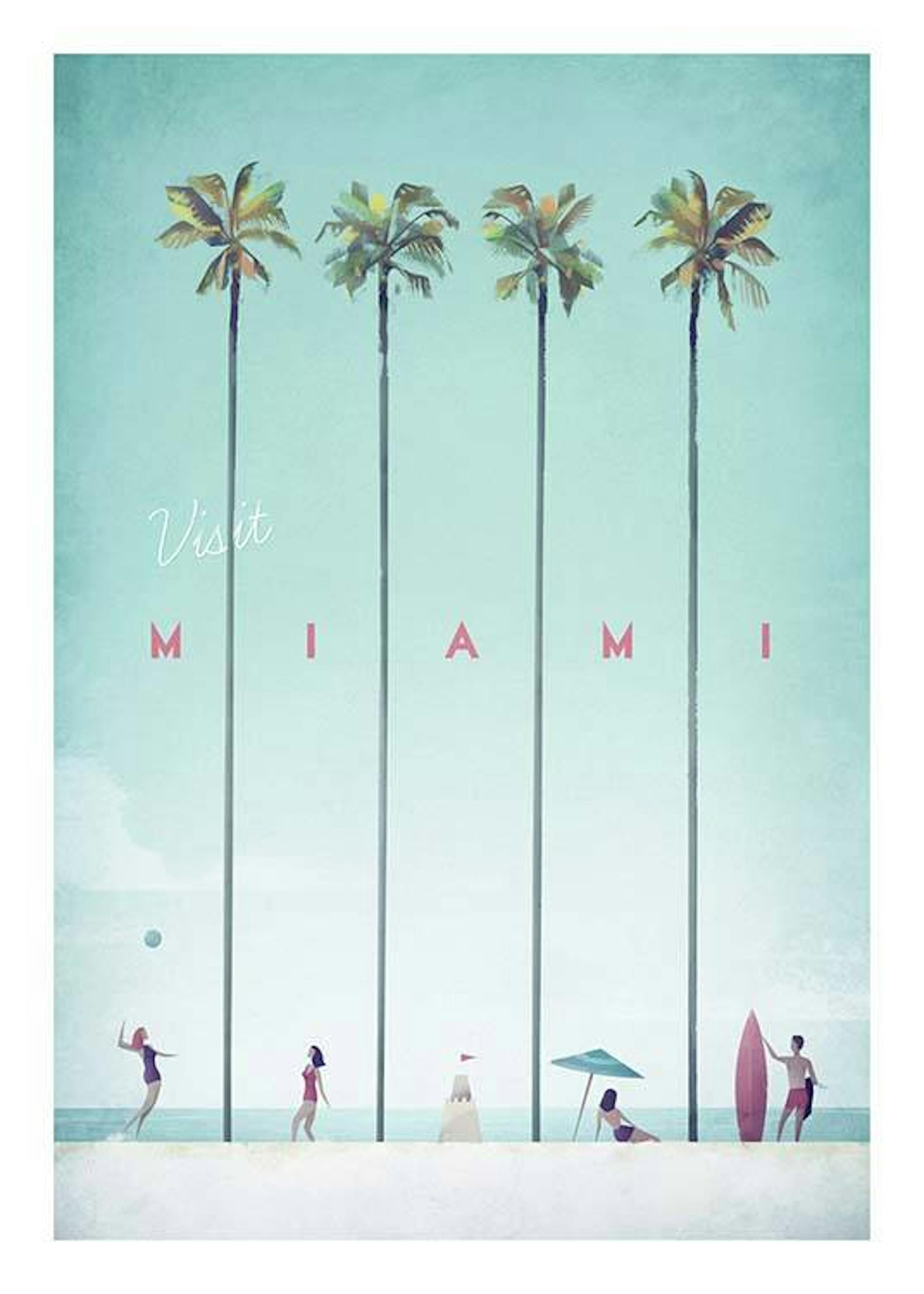 Henry Rivers - Miami Travel Plakat 0