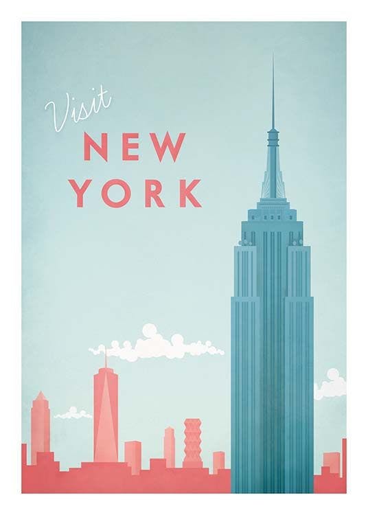 Henry Rivers - New York Travel Poster 0