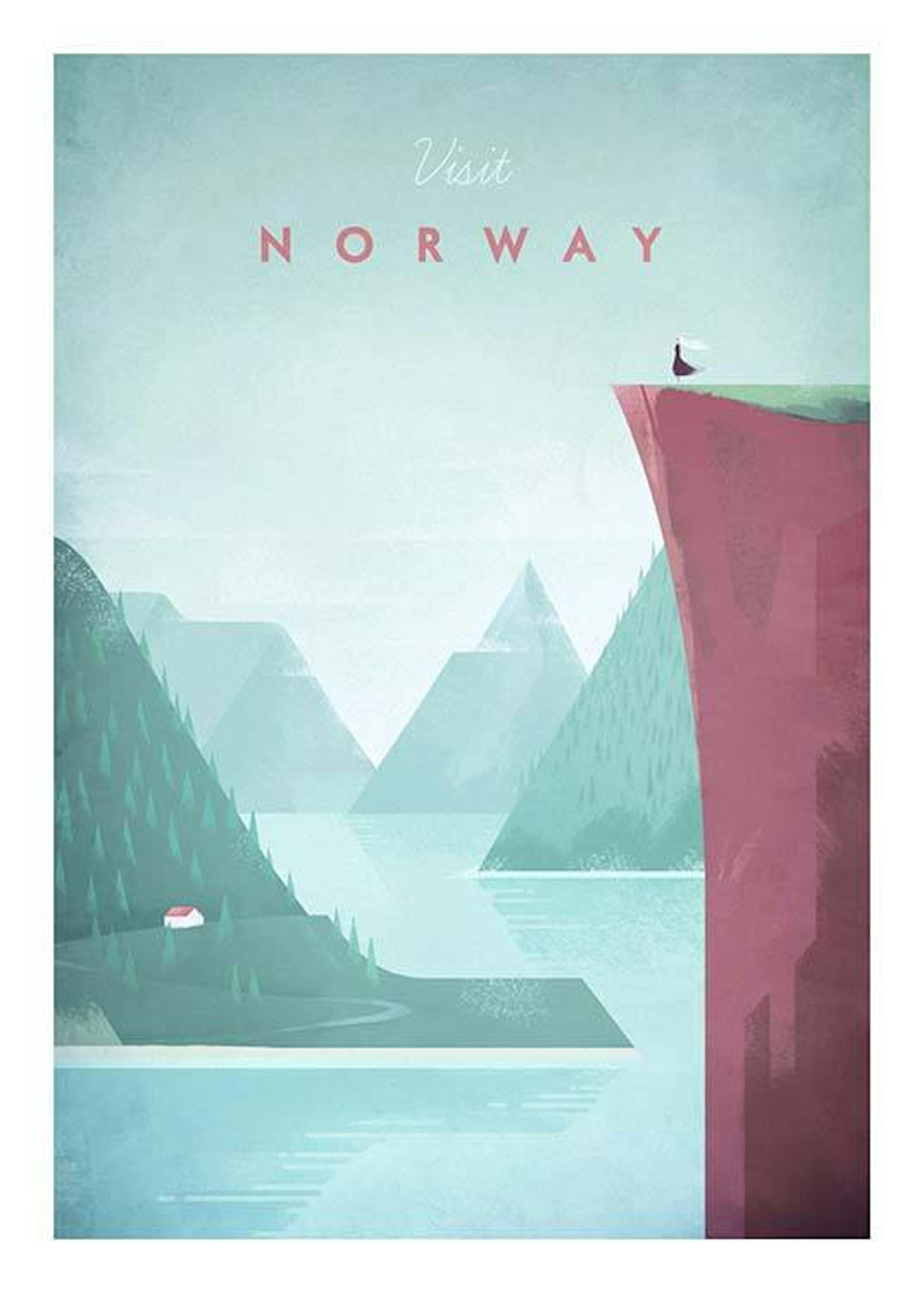 Henry Rivers - Norway Travel Affiche 0