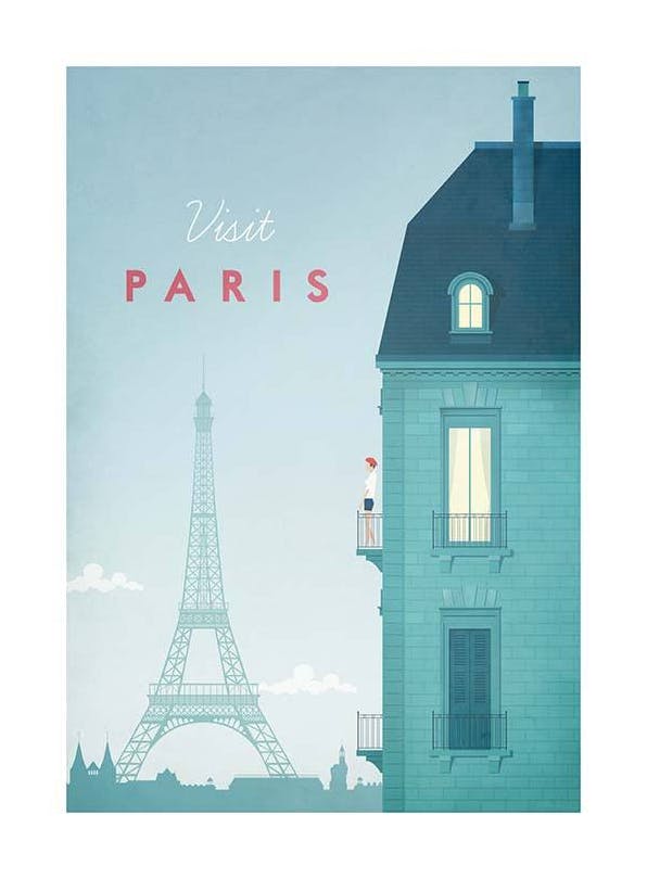 Henry Rivers - Paris Travel Poster (50x70 cm)